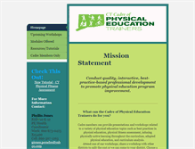 Tablet Screenshot of ctpecadre.com